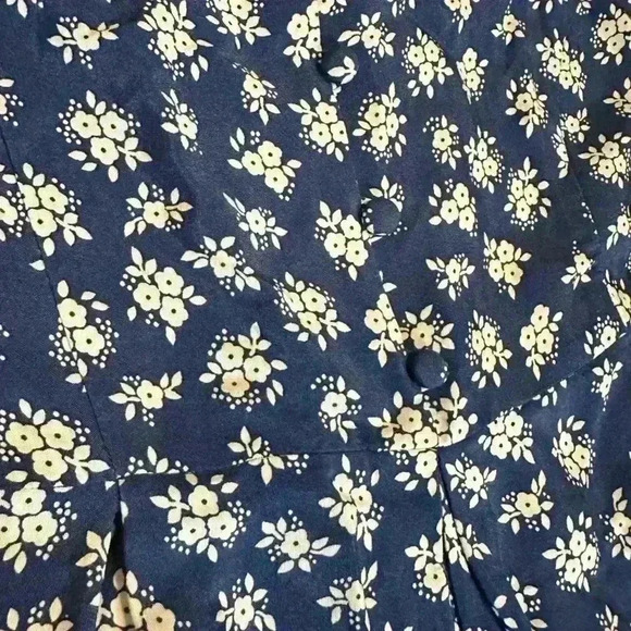 Vintage 90s The Limited Floral Knit Romper Size M - Picture 5 of 10